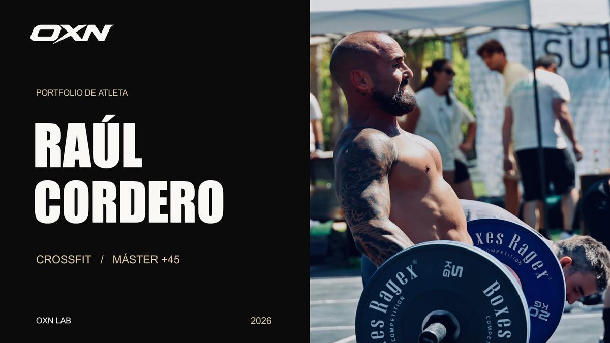 Raúl Cordero, atleta OXN
